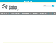 Tablet Screenshot of habitat-ncg.org